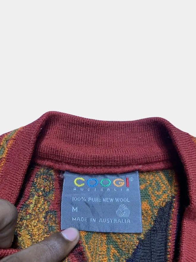  Bundle of Vintage Coogi Australia 3D Knit Multicolor Crewneck Sweater — image 10 of 20