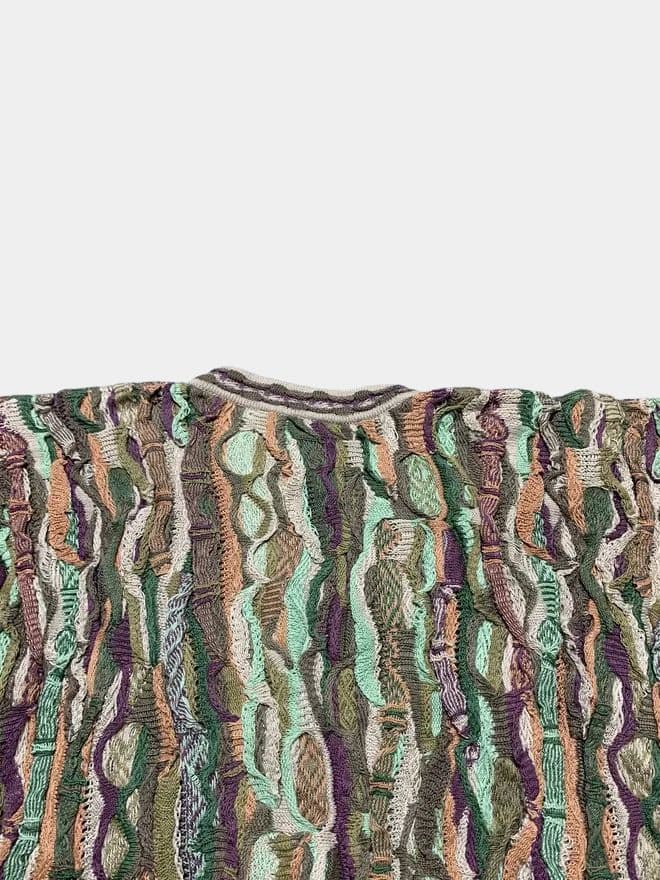  Bundle of Vintage Coogi Australia 3D Knit Multicolor Crewneck Sweater — image 4 of 20