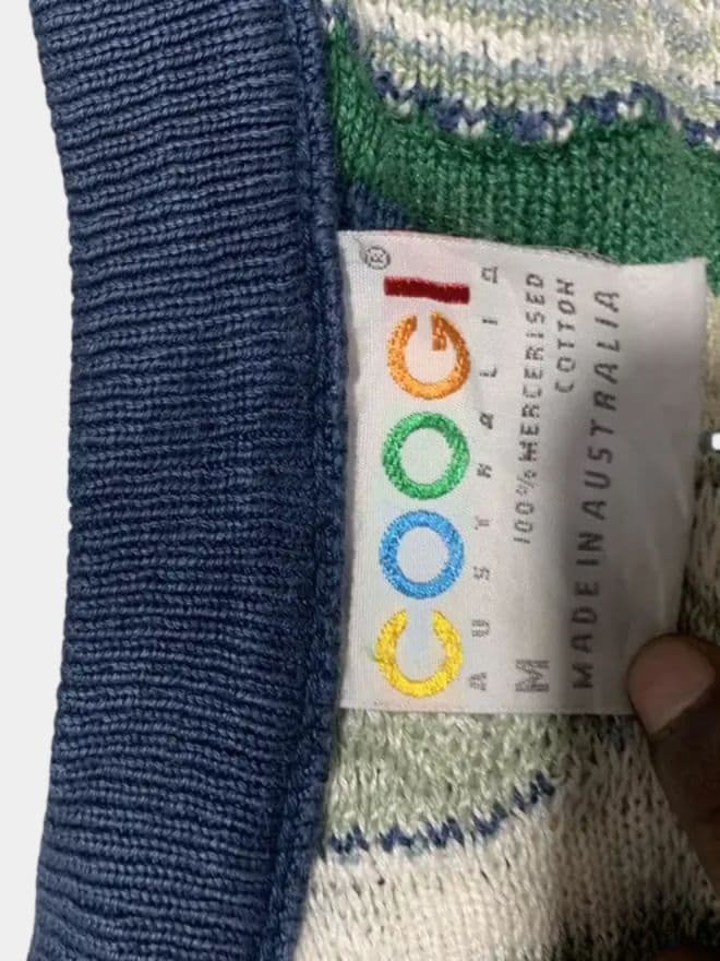  Bundle of Vintage Coogi Australia 3D Knit Multicolor Crewneck Sweater — image 6 of 20