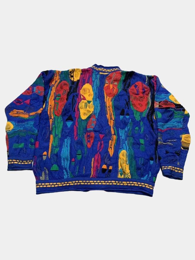  Bundle of Vintage Coogi Australia 3D Knit Multicolor Crewneck Sweater — image 15 of 20