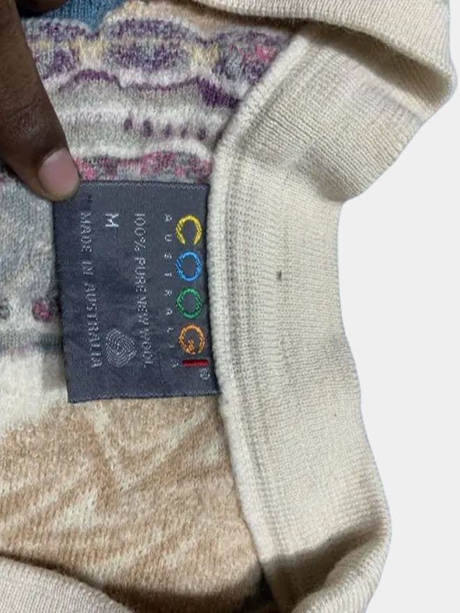 Bundle of Vintage Coogi Australia 3D Knit Multicolor Crewneck Sweater — image 13 of 20