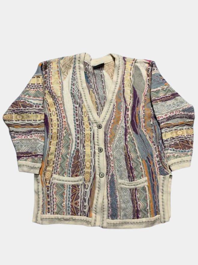  Bundle of Vintage Coogi Australia 3D Knit Multicolor Crewneck Sweater — image 14 of 20