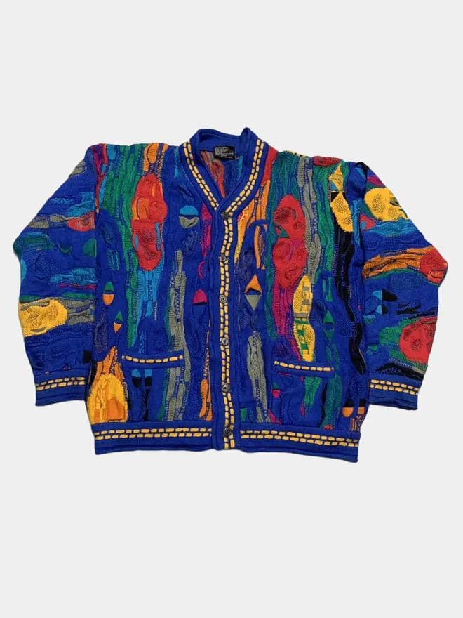  Bundle of Vintage Coogi Australia 3D Knit Multicolor Crewneck Sweater — image 17 of 20