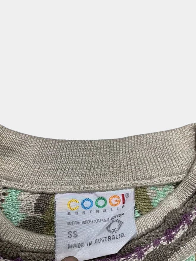  Bundle of Vintage Coogi Australia 3D Knit Multicolor Crewneck Sweater — image 5 of 20
