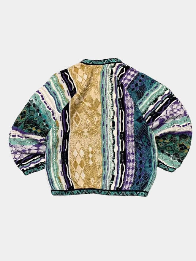  Bundle of Vintage Coogi Australia 3D Knit Multicolor Crewneck Sweater — image 18 of 20