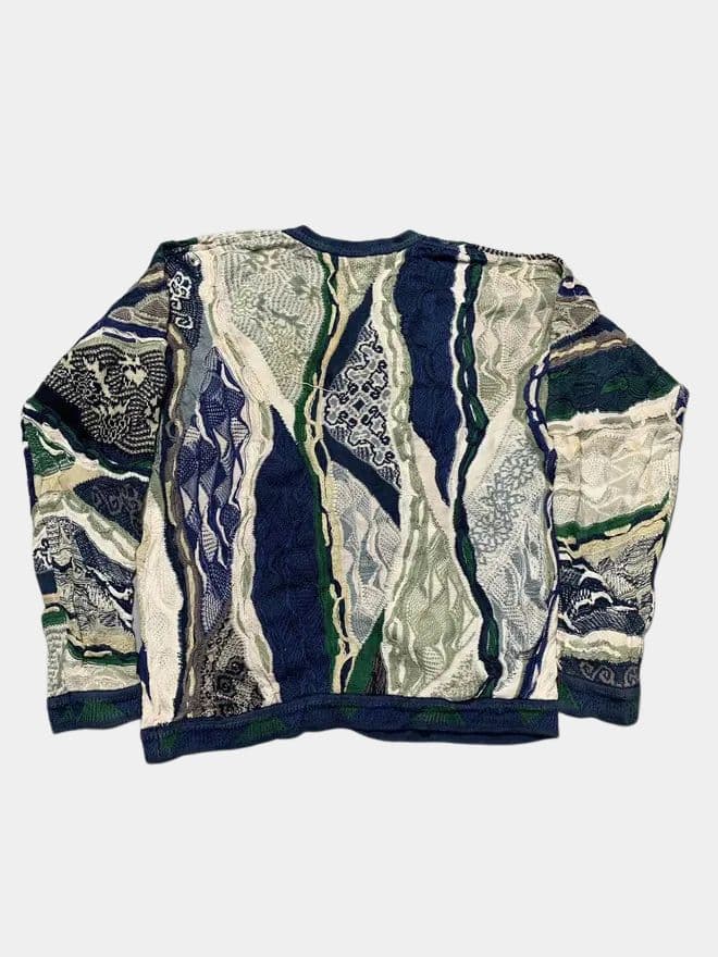  Bundle of Vintage Coogi Australia 3D Knit Multicolor Crewneck Sweater — image 7 of 20