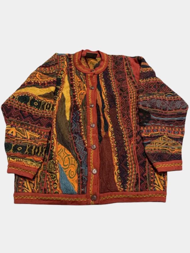  Bundle of Vintage Coogi Australia 3D Knit Multicolor Crewneck Sweater — image 11 of 20