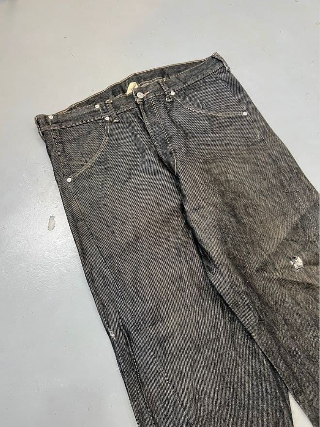 Vintage Levi's Engineer Jeans – Blue Denim – Size 36 — image 8 of 8