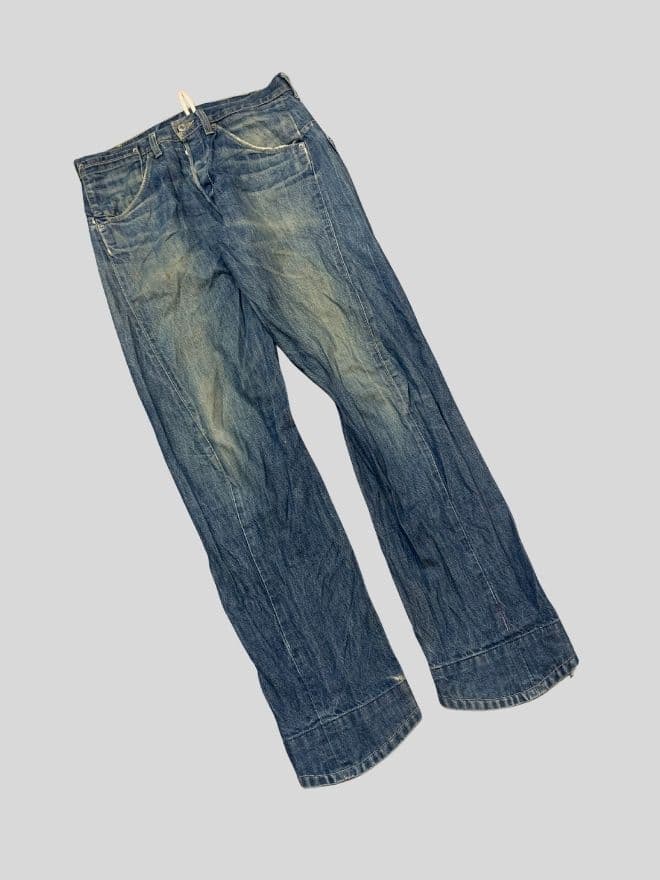Levi's Vintage Engineer Jeans – Blue Denim – Long 45” Length – Size 30 (Fits 30–32) — image 10 of 12