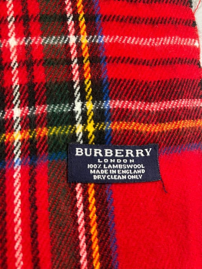 Bundle of Vintage Burberry Multicolour Check Scarves — image 6 of 7