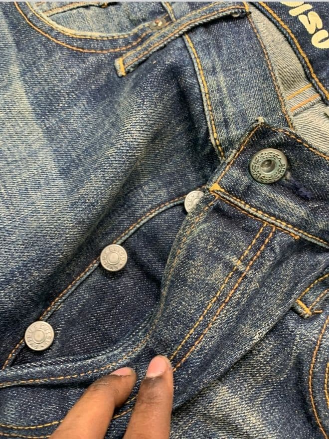 Vintage Evisu Inspired Selvedge Loose Fit Denim — image 10 of 11