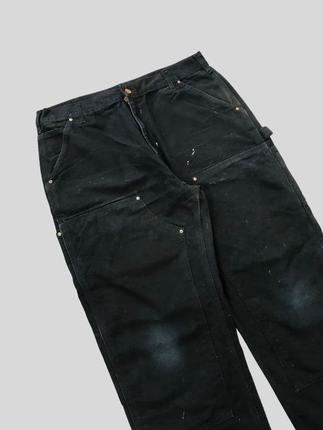 Vintage Carhartt Double Knee Carpenter Denim – Size 34 — image 9 of 11