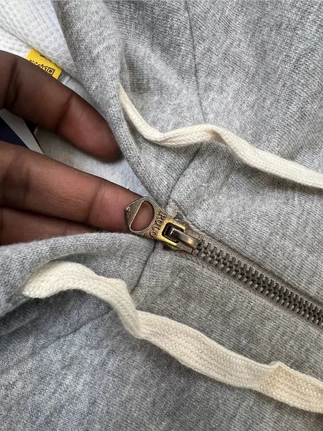 Polo Ralph Lauren Full-Zip Jacket – Deadstock Gray (S / M / L Available) — image 8 of 12