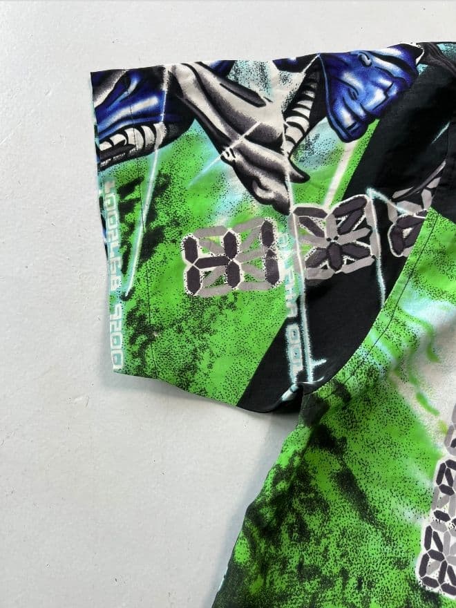 Vintage Liquid Blue Transformers AOP Baggy Fit Shirt – Men’s Size M/L — image 8 of 9