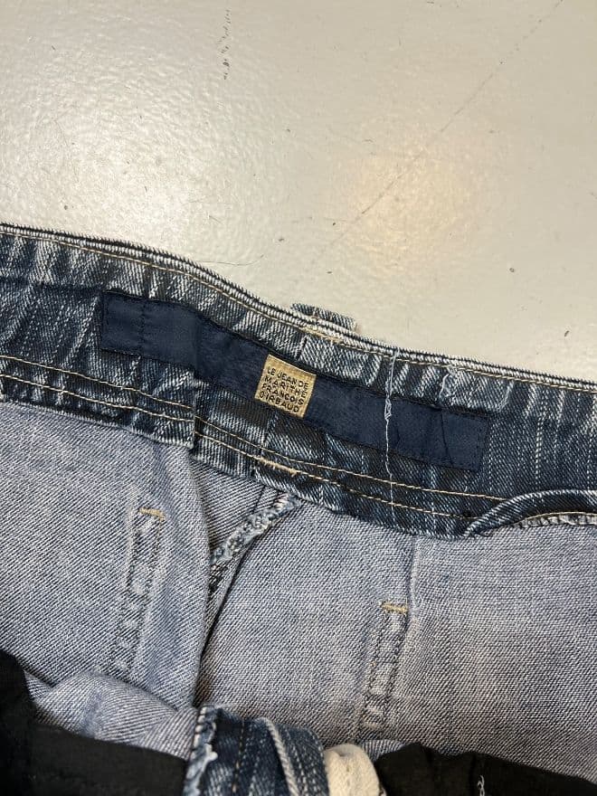 Vintage Marithé + François Girbaud Cargo Denim | Workwear Jeans | Size 34 | Blue — image 9 of 13