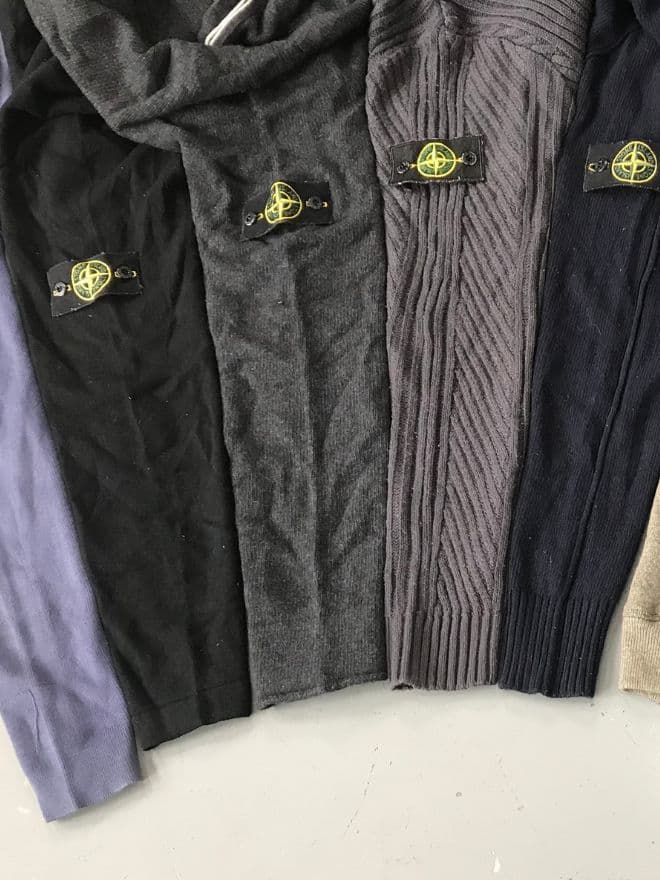 BUNDLE OF VINTAGE STONE ISLAND ZIPPER HOODIES & SWEATERS thumbnail 3