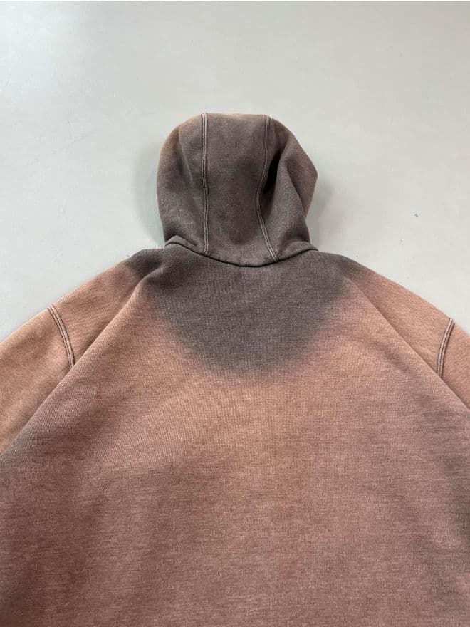 Rare Vintage Sunfaded Carhartt Zip-Up Hoodie – Grey – Size L — image 13 of 14