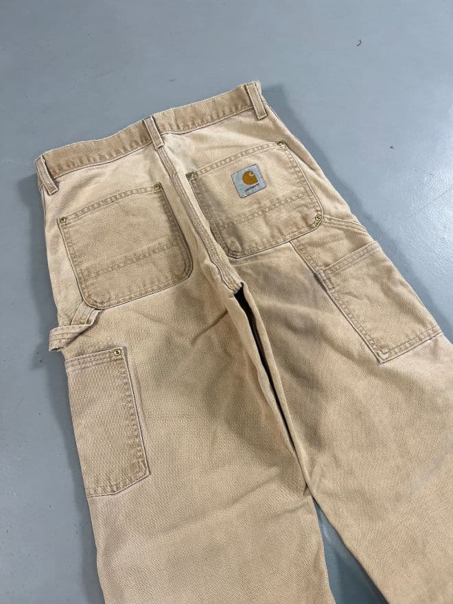 Vintage Carhartt Double Knee Work Pants – Beige — image 6 of 9