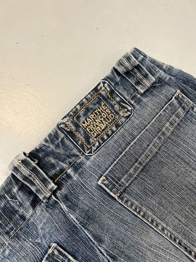 Vintage Marithé + François Girbaud Cargo Denim | Workwear Jeans | Size 34 | Blue — image 12 of 13