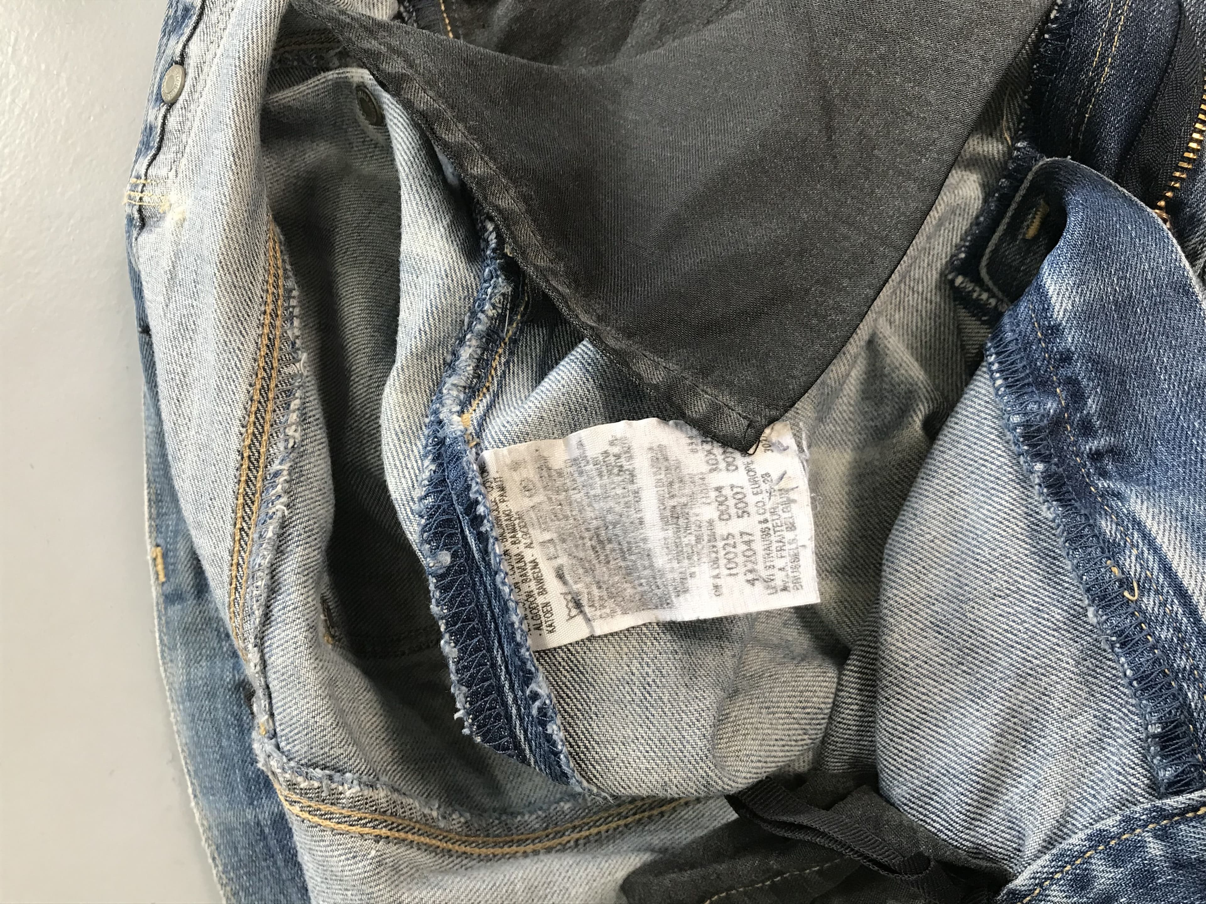 Vintage Levi’s Engineer Jeans Denim | Classic Blue Workwear | Size 34 — image 8 of 13