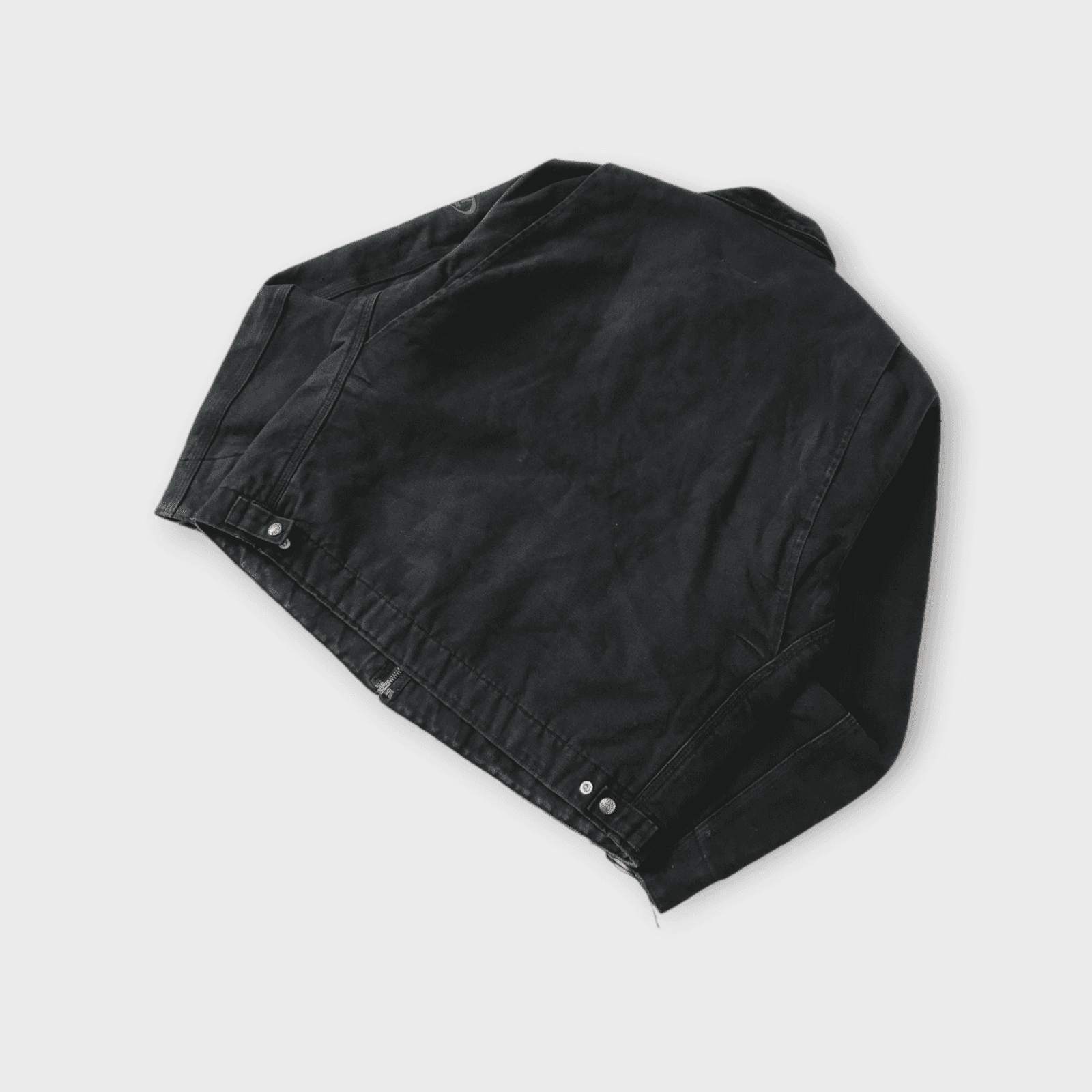 Vintage Carhartt J001 BLK Detroit Qulit Lined Jacket — image 7 of 9