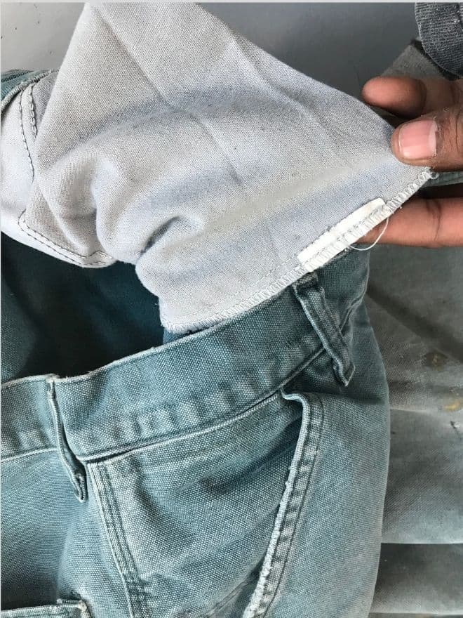 Vintage Carhartt Painted Carpenter Denim – Men’s Size 31 — image 9 of 10