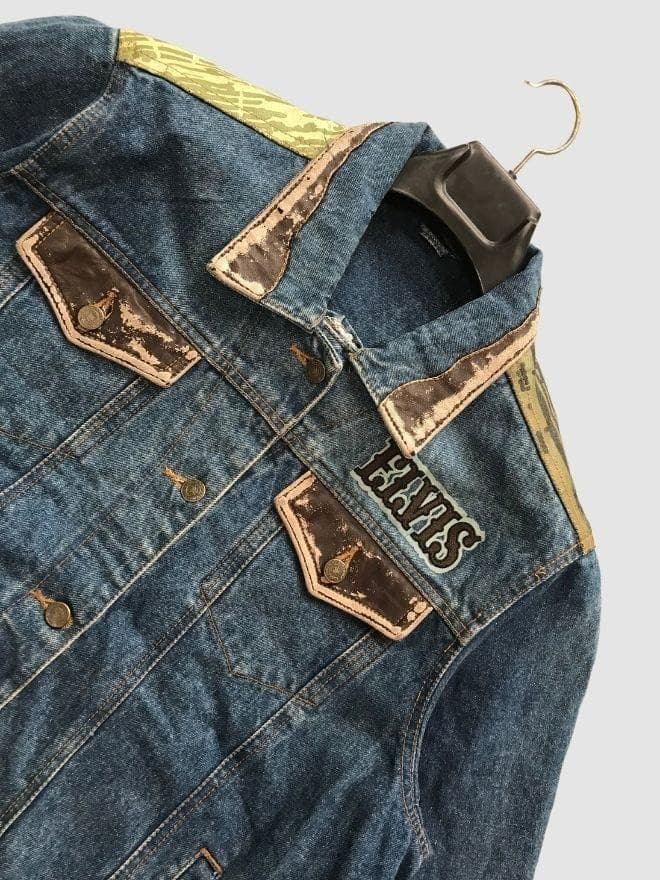 VINTAGE ELVIS PRINTED DENIM JACKET thumbnail 3