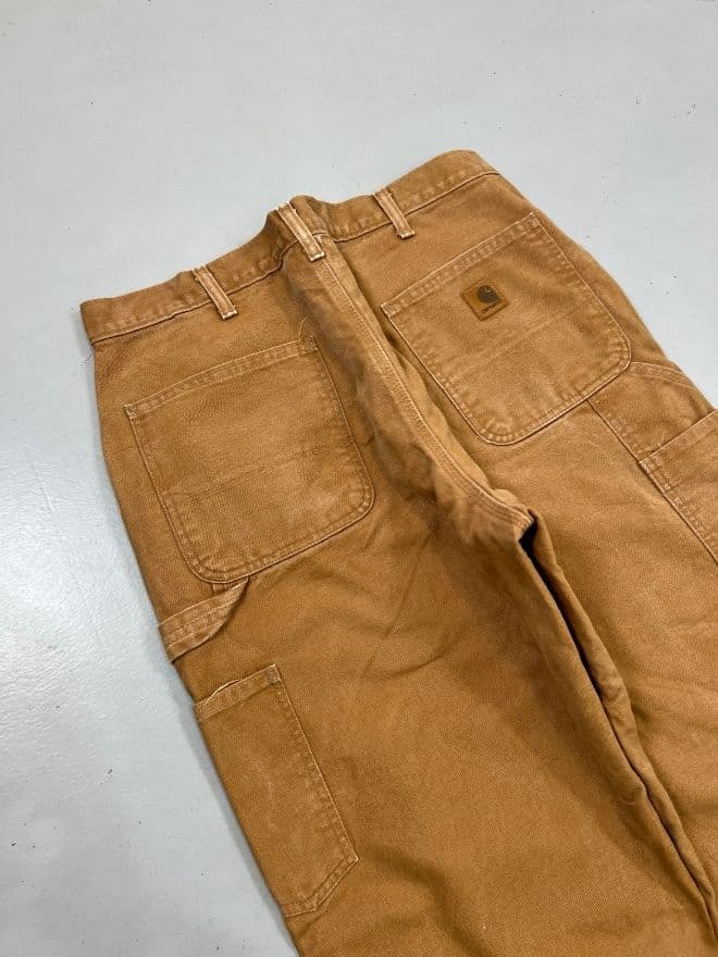 Vintage Carhartt B01 Black Blanket-Lined Denim Jeans – Size 36 (US) / 52 (EU) — image 6 of 6