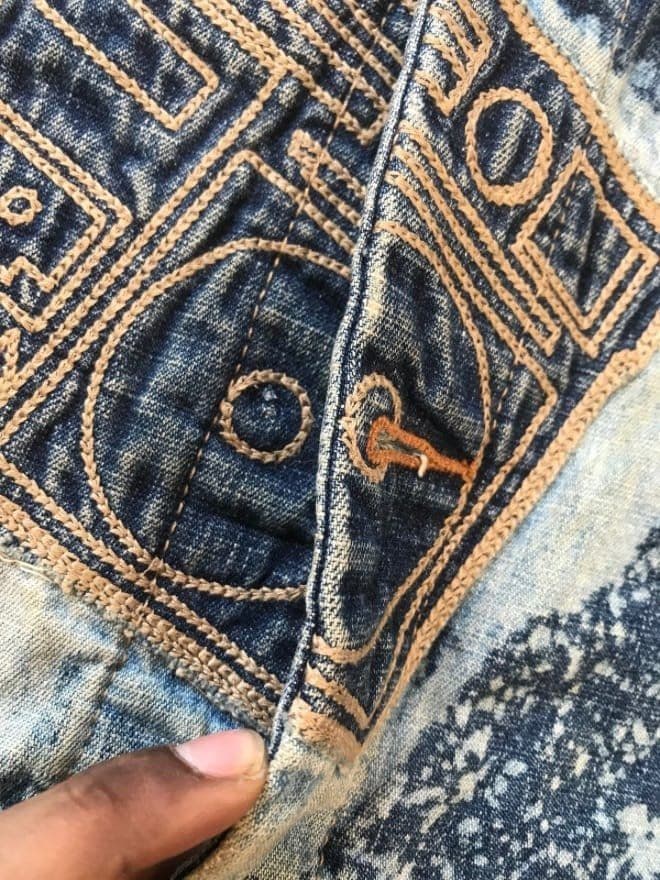 COMBO OF VINTAGE ECKO UNLTD DENIM JACKET AND PANT — image 7 of 15