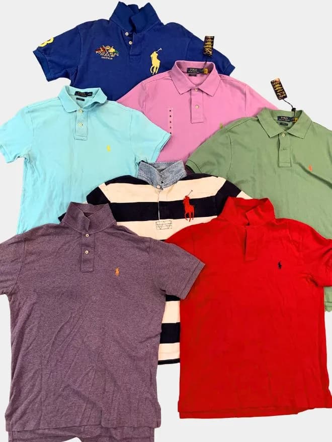 BUNDLE Of Vintage Polo Ralph Lauren Collared T-Shirts thumbnail 4