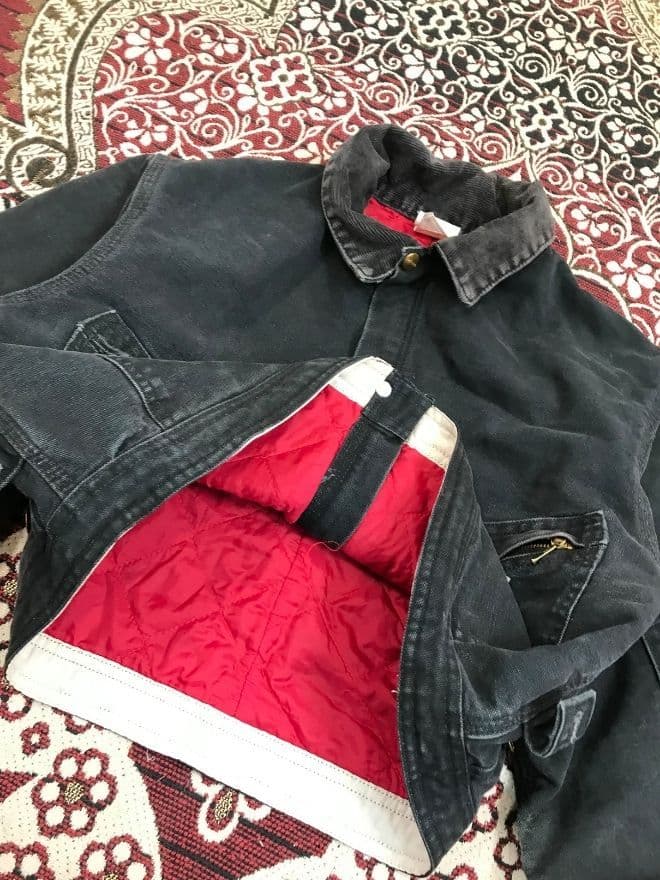Vintage Carhartt Cropped Jumpsuit Jacket | Custom Cut | Women’s Small — image 5 of 9