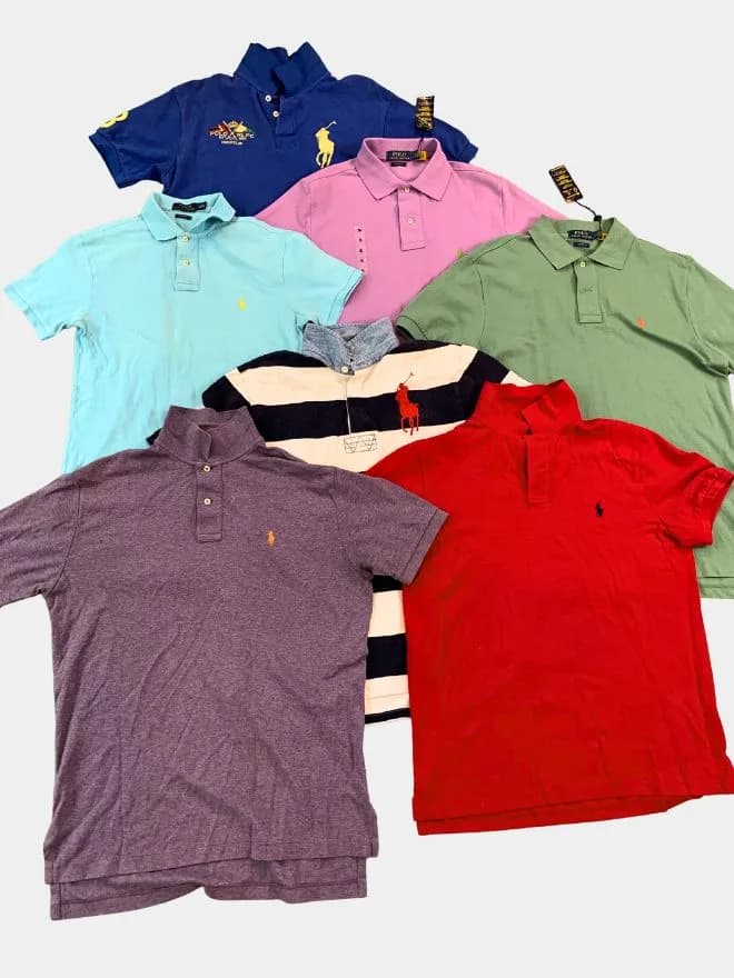 BUNDLE Of Vintage Polo Ralph Lauren Collared T-Shirts — image 11 of 12