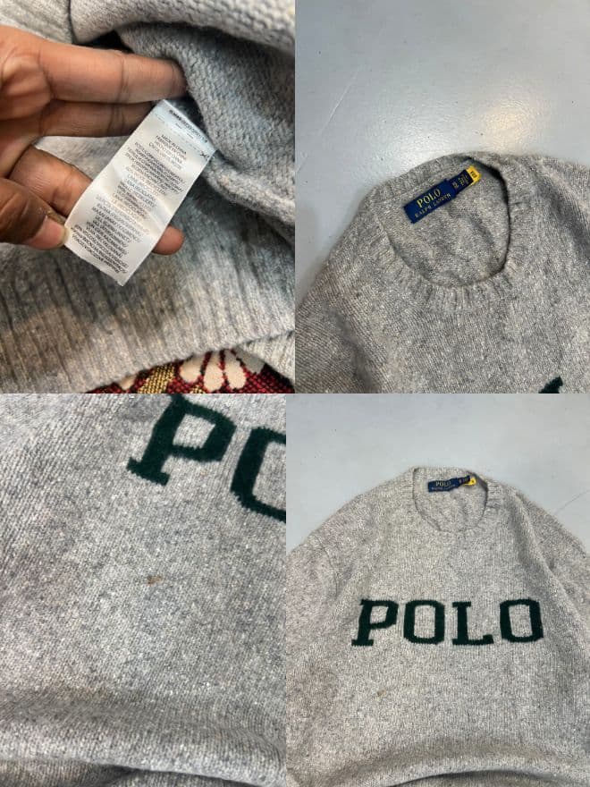 Bundle of 3 Polo Ralph Lauren Vintage Knit Sweaters – Men’s & Women’s — image 7 of 13