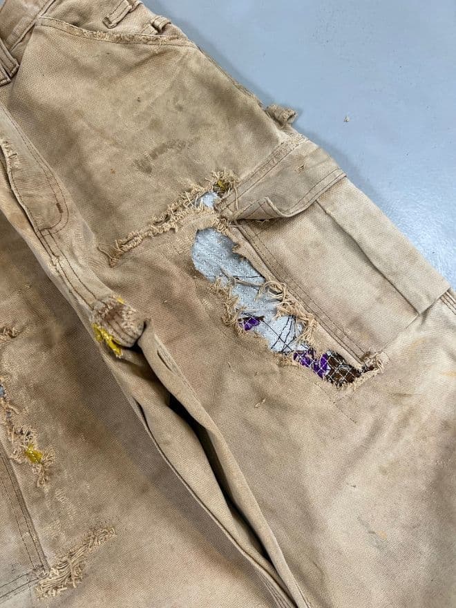 Vintage Carhartt Tan 90s Cargo Pants – Size 32 — image 10 of 13