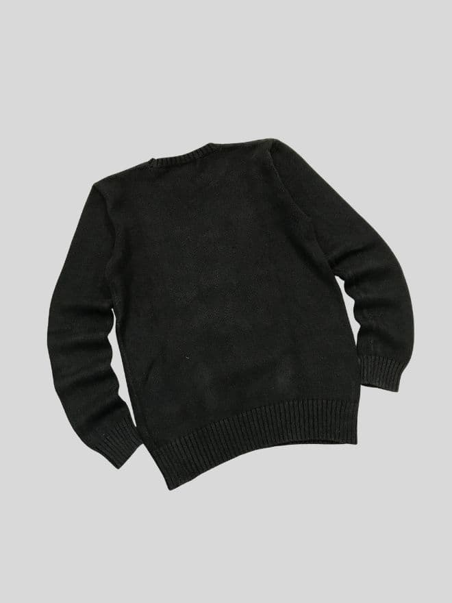 Vintage Polo Ralph Lauren Bear Knit Sweater – Blue | Women’s Small — image 6 of 8