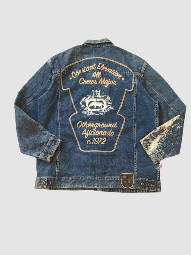 COMBO OF VINTAGE ECKO UNLTD DENIM JACKET AND PANT — image 11 of 15