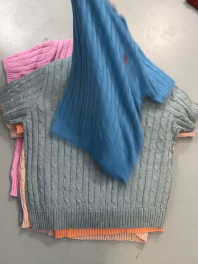 Factory Leftover Polo Ralph Lauren Women’s Cable Knit Sweater — image 7 of 9
