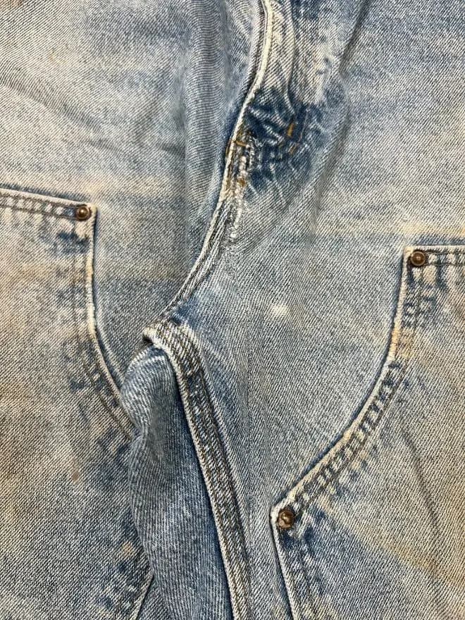 Vintage Carhartt B07 Denim Double Knee Jeans | Blue | Size 36 Workwear Pants — image 9 of 11