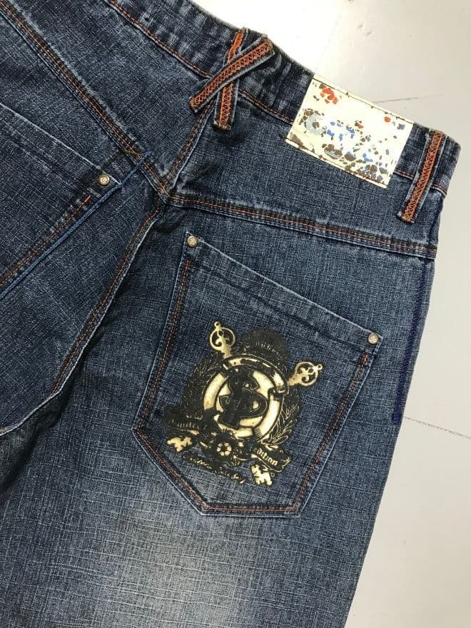 Vintage Southpole Embroidered Baggy Denim — image 10 of 11