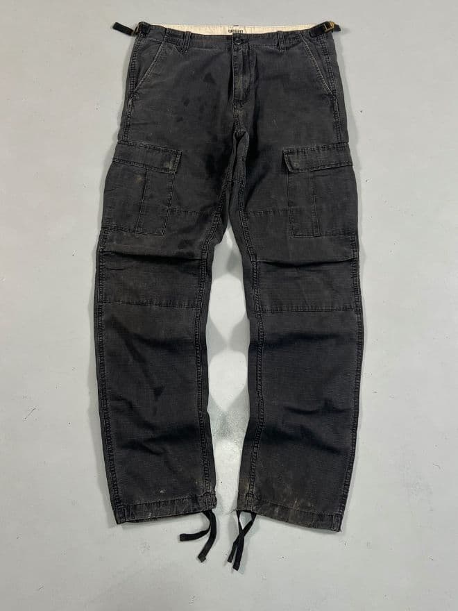 Vintage Carhartt Casual Cargo Denim Pants – Baggy Fit (US 34 / EU 50) — image 5 of 10