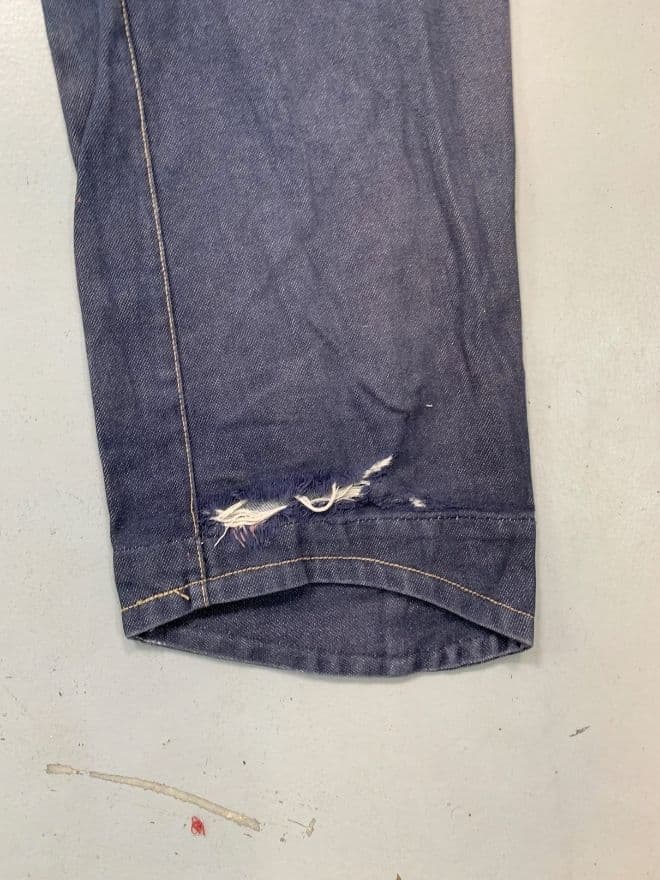 Vintage Levi’s Engineer Jeans – Men’s 34x31.5 – Blue Denim – Distressed – Made in USA Style — image 12 of 12