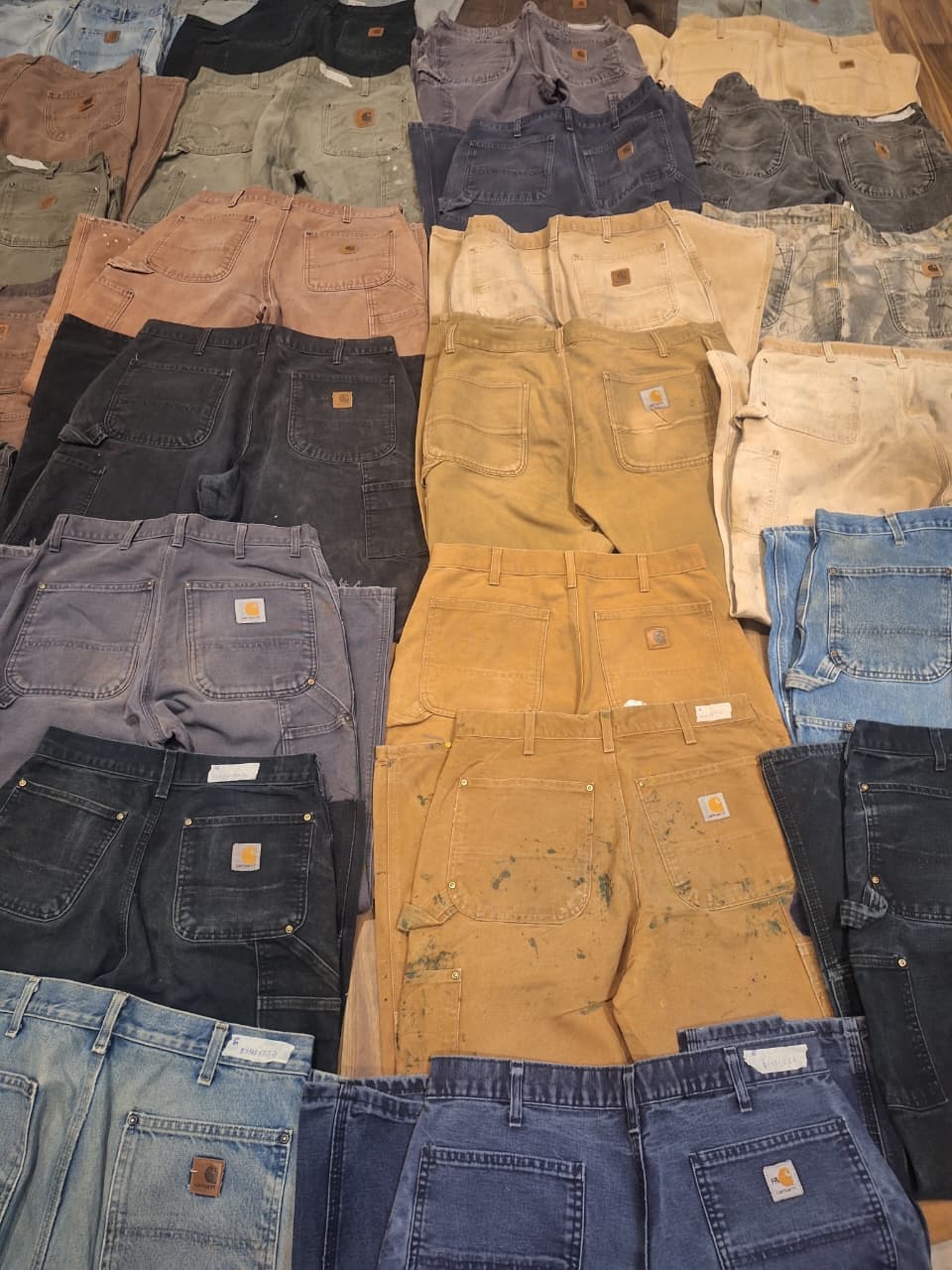 Bundle of Vintage Carhartt Double Knee & Carpenter Pants – Mixed Styles. — image 11 of 11