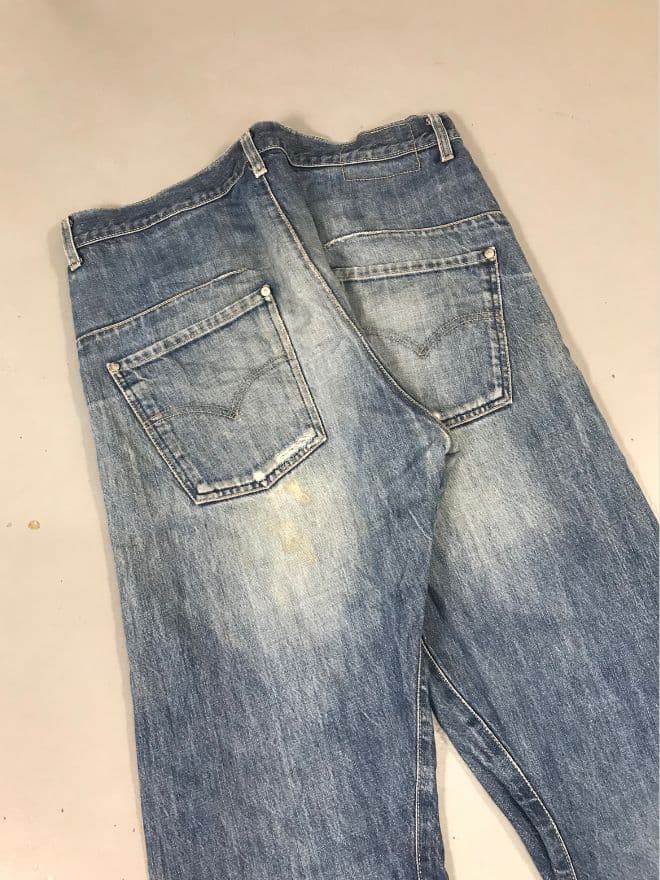 Vintage Levi’s Engineer Jeans – Blue Denim — image 8 of 12