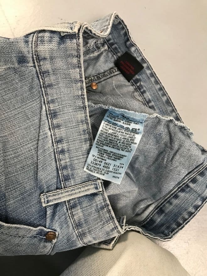 Vintage Levi’s Engineer Jeans — Size 32 | Distressed Avant-Garde Workwear Denim — image 8 of 11