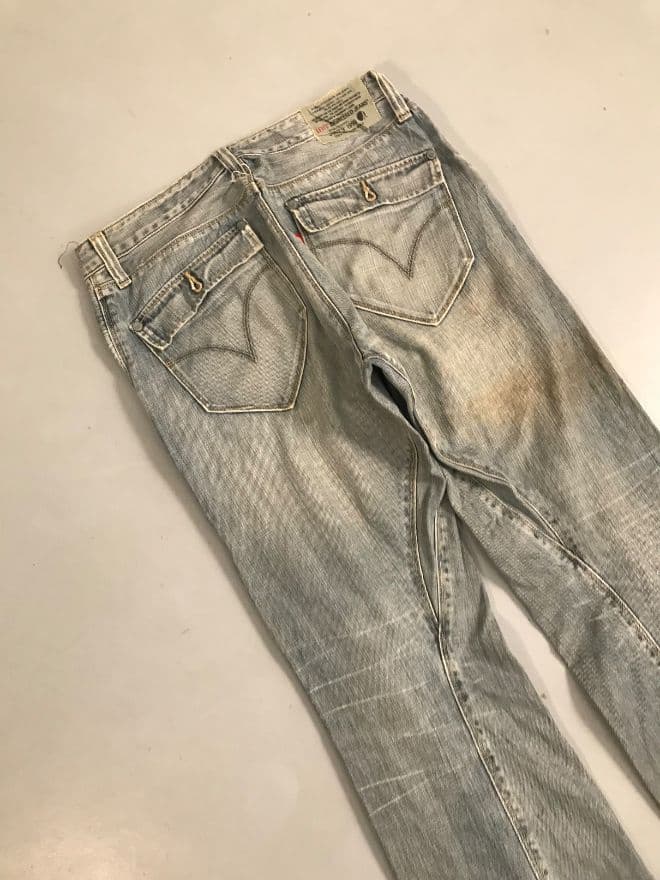 Vintage Levi’s Engineer Jeans Denim — Blue — Size 32 — image 9 of 10