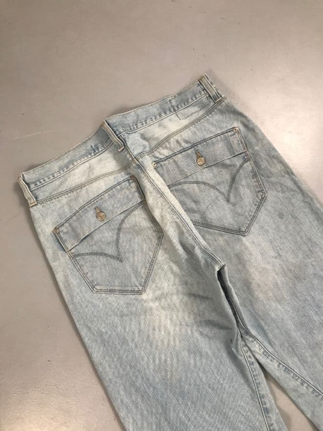Vintage Levi’s Engineer Jeans — Size 38 | Distressed Workwear Denim — image 10 of 10