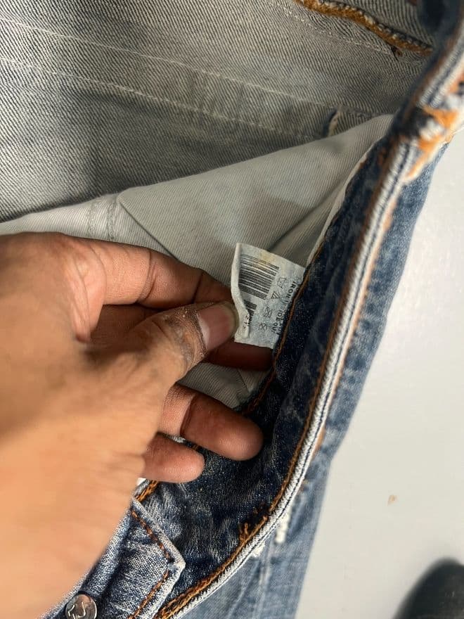 Vintage True Religion–Inspired Rope Stitch Denim – Blue (Men’s 34 / EU 50) — image 10 of 12