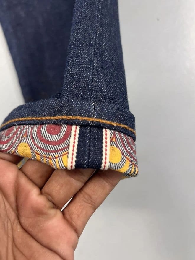 Vintage Japanese Brand Selvedge Fish Embroidered Denim – Size 40 — image 5 of 14