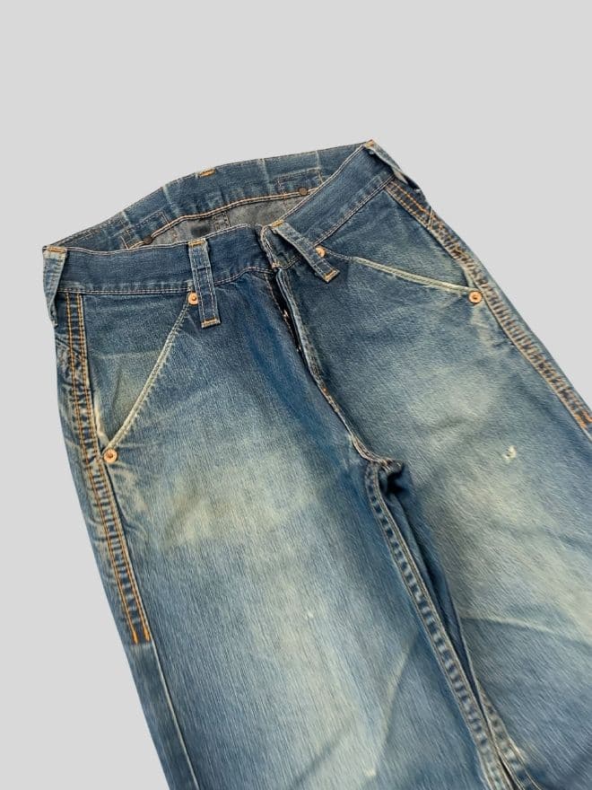 Levi's Vintage Engineer Jeans – Size 30 (US) / 46 (EU) – Blue Denim – Distressed thumbnail 3