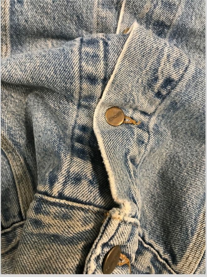 Vintage Carhartt Blue Trucker Denim Jacket – Men’s Large — image 6 of 7